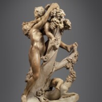 Faun Teased by Children